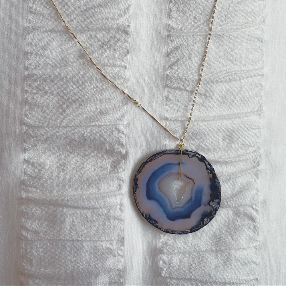 ✨handmade, unique gemstone pendant necklace✨